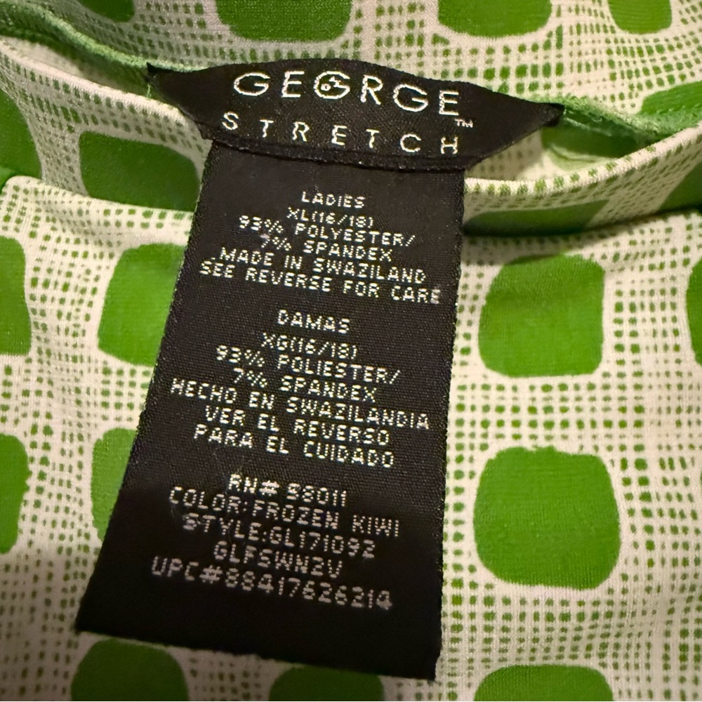 George Green Squares A-Line Midi Skirt - Picture 7 of 8
